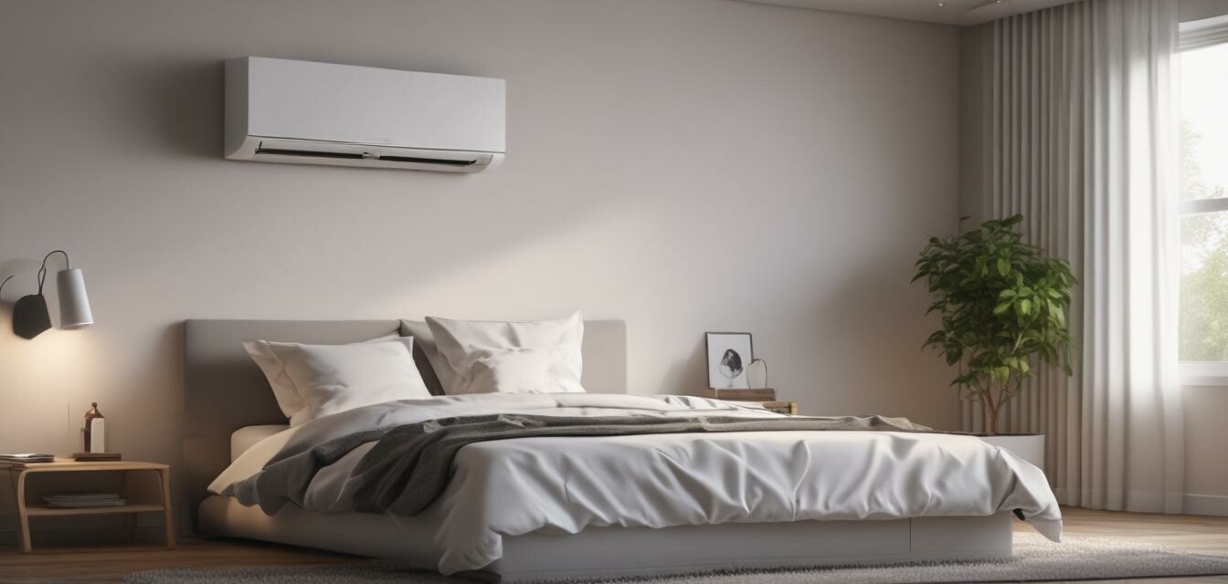 Low-energy air conditioner being installed