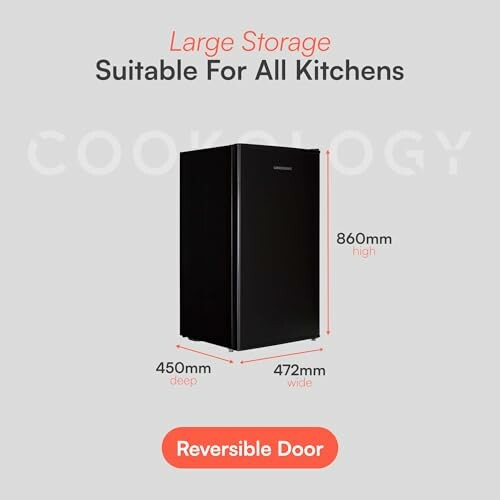 Cookology 93L Under Counter Fridge