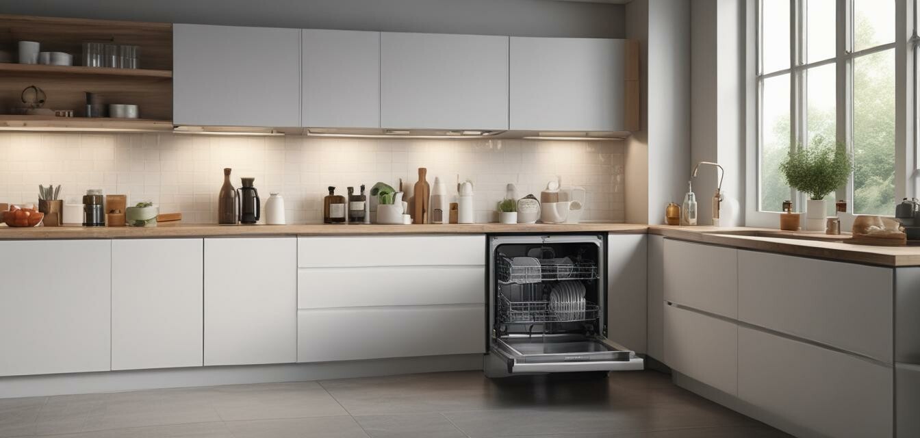 Modern energy-efficient dishwasher