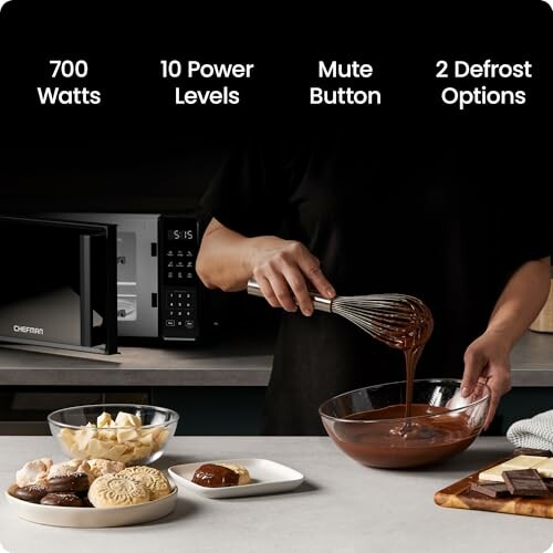 Chefman 20L Countertop Microwave Oven
