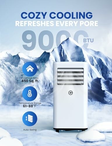 KGOGO Portable Air Conditioner 9000 BTU