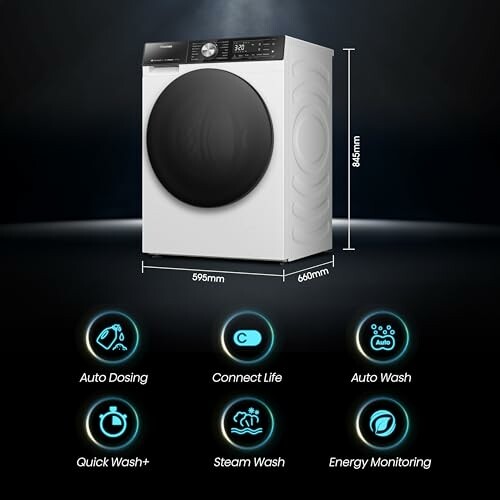Hisense WF5S1245BW Washing Machine