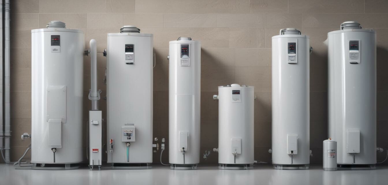 Different types of water heaters